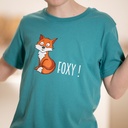 Pyjama enfant court JUSQU'AU LEVER DU JOUR "Foxy" 25EPFOC - Vert