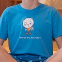 Pyjama enfant court JUSQU'AU LEVER DU JOUR "Mon Oreiller" 25EPMOC - Bleu