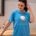 Pyjama adulte court JUSQU'AU LEVER DU JOUR "Mon Oreiller" 26EPMOC - Bleu