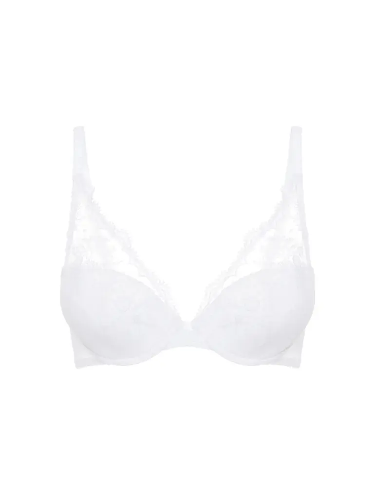 Soutien-gorge triangle push-up avec armatures SIMONE PERELE "Intrigue" 1E2347 - Blanc 011