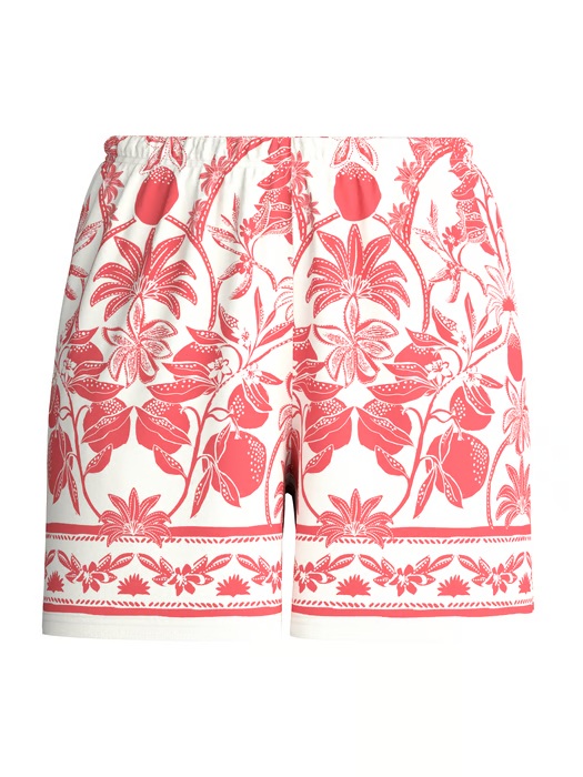 Ensemble femme mache coute + pantalon  CALIDA "Favourites Beach" 14008 + 26055 - Rose of Sharon 164