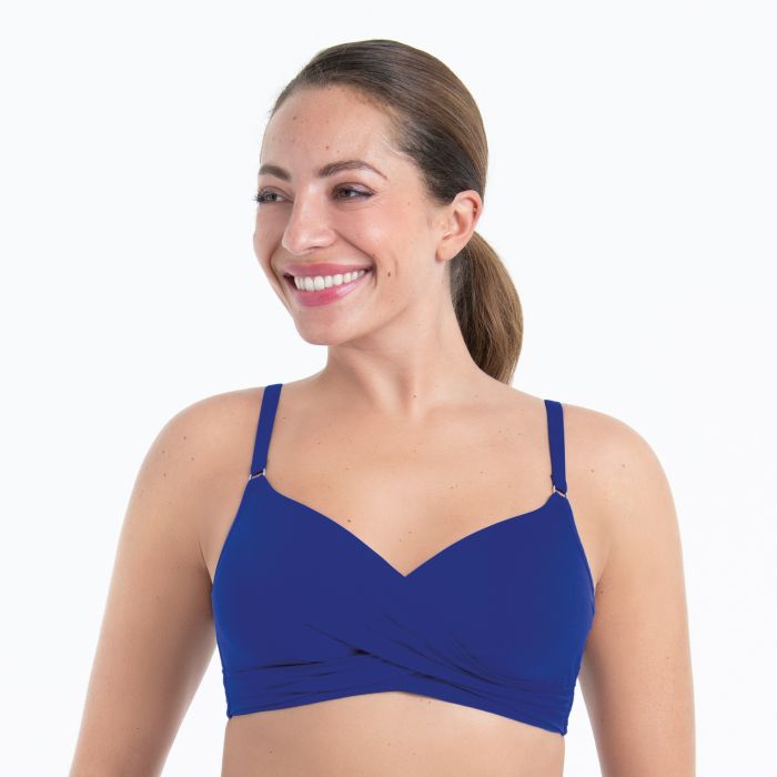 Haut de bikini pour prothèse ANITA CARE "Style Liberia" M6 6504-1 - Bleu Violet 329