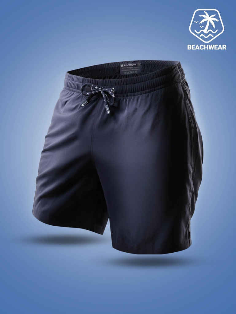 Short de bain long homme LOIC HENRY "Beachwear" KBY500V - Bleu Marine