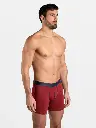 Boxer homme coton avec maintien intérieur LOIC HENRY "Every-D" KBD001W - Bordeaux