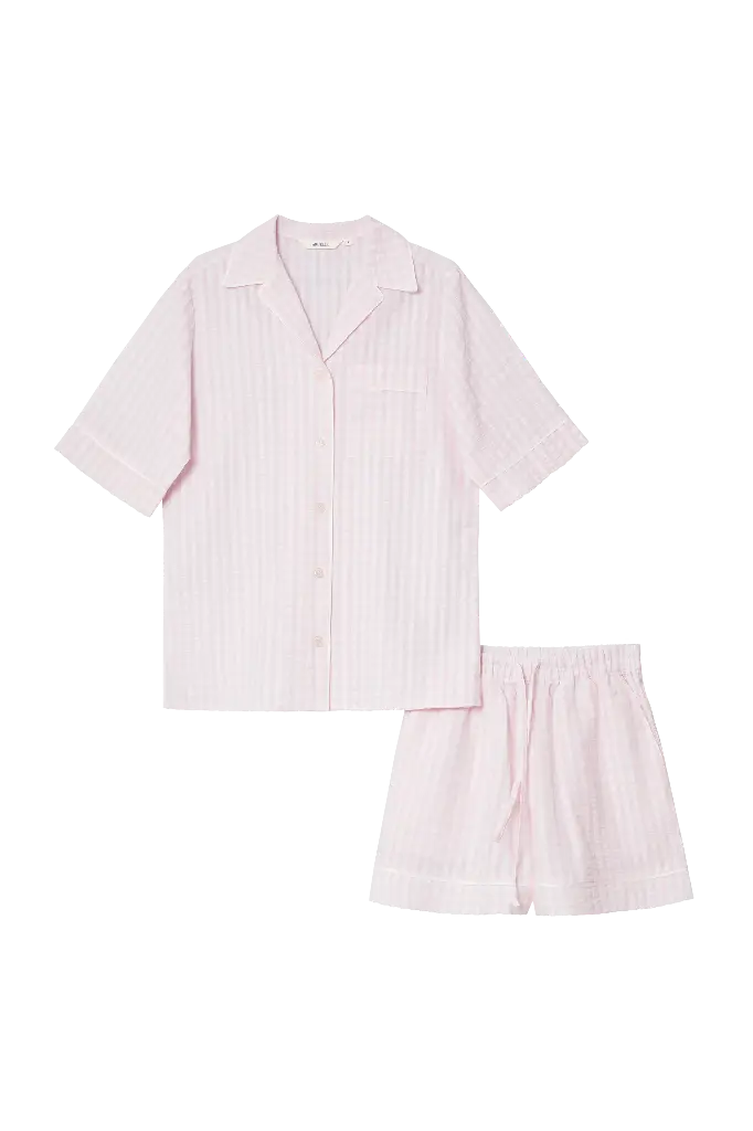 Pyjama short dame ARUELLE "Julin" S26-AR-JULIN-PS - Pink