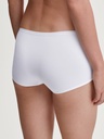 Shorty coupe classique en micro recyclé CALIDA "Sleek Skin" 24237 - Blanc 001