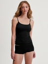 Shorty coupe classique en micro recyclé CALIDA "Sleek Skin" 24237 - Noir 992