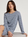 Chemise de nuit dame 100% coton CALIDA "Favourites Sleep" 32457 - Peacoat Blue 488