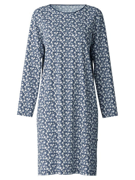 Chemise de nuit dame 100% coton CALIDA "Favourites Sleep" 32457 - Peacoat Blue 488