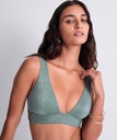 Haut de Bikini triangle sans armatures AUBADE "Summer Glow" LY10 - Aqua AQQA