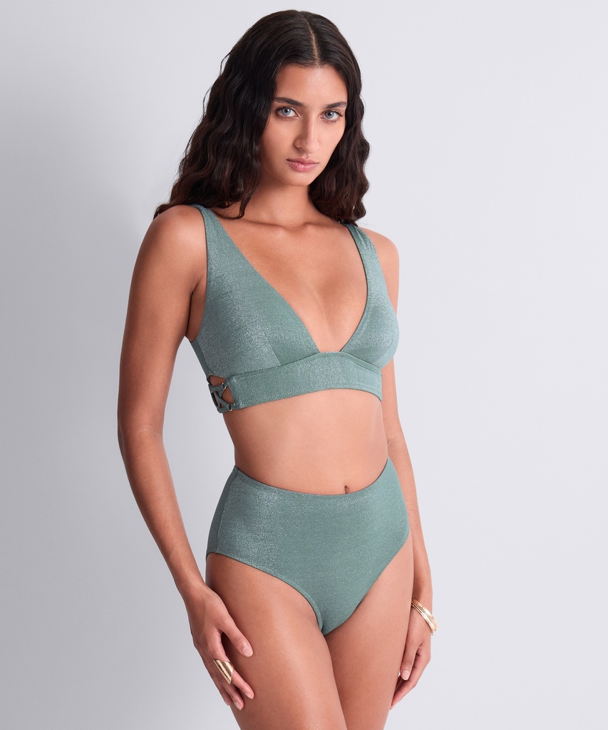 Haut de Bikini triangle sans armatures AUBADE "Summer Glow" LY10 - Aqua AQQA