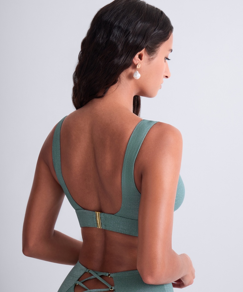 Haut de Bikini triangle sans armatures AUBADE "Summer Glow" LY10 - Aqua AQQA