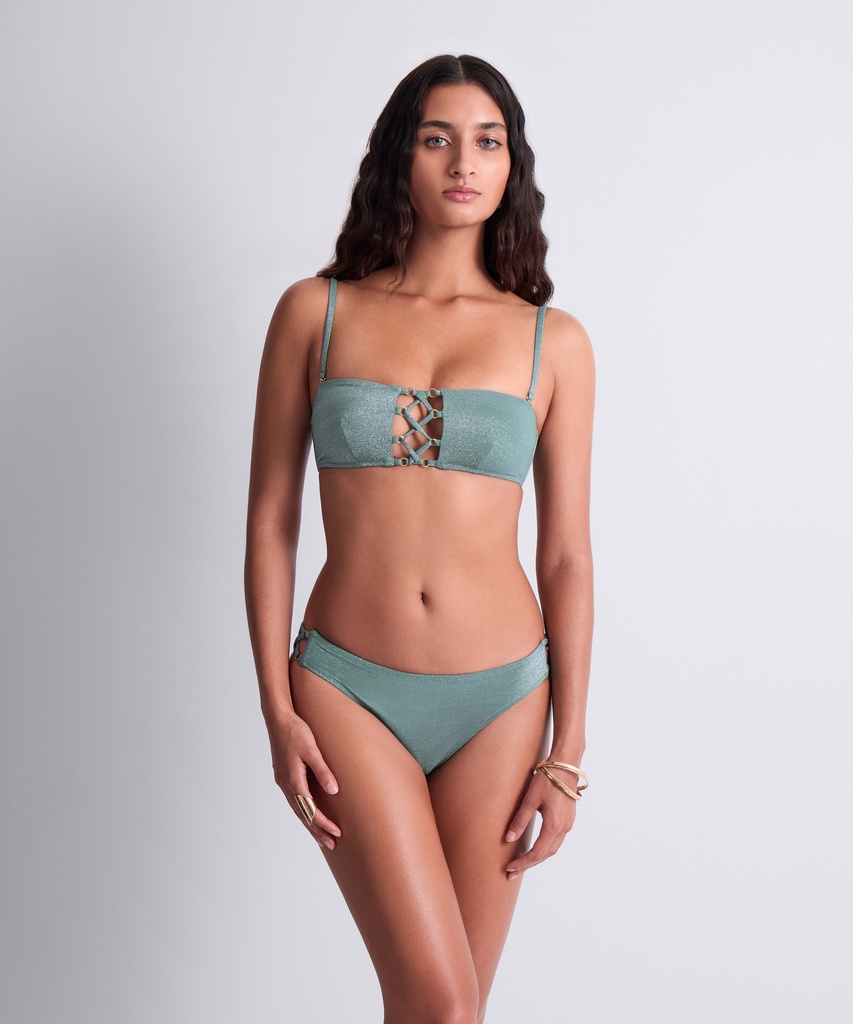 Bas de Bikini slip brésilien AUBADE "Summer Glow" LY22 - Aqua AQQA