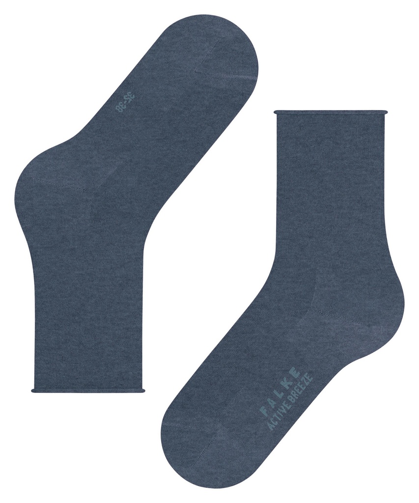 Chaussettes dame FALKE "Active Breeze" 46189 - Navy Mel 6873