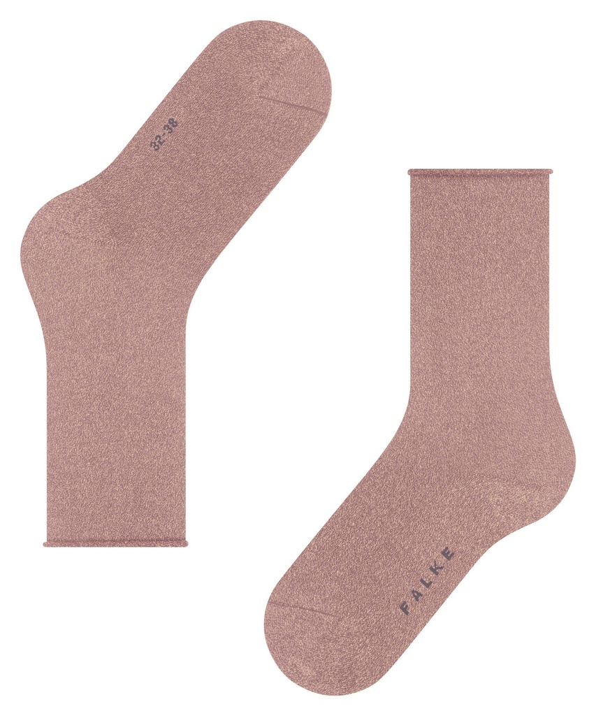 Chaussettes fantaisies dame FALKE "Shiny" 46414 - Rose 8645