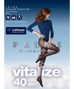 Collant de compression medium FALKE "VITALIZE 40" 40546 - Black 3009
