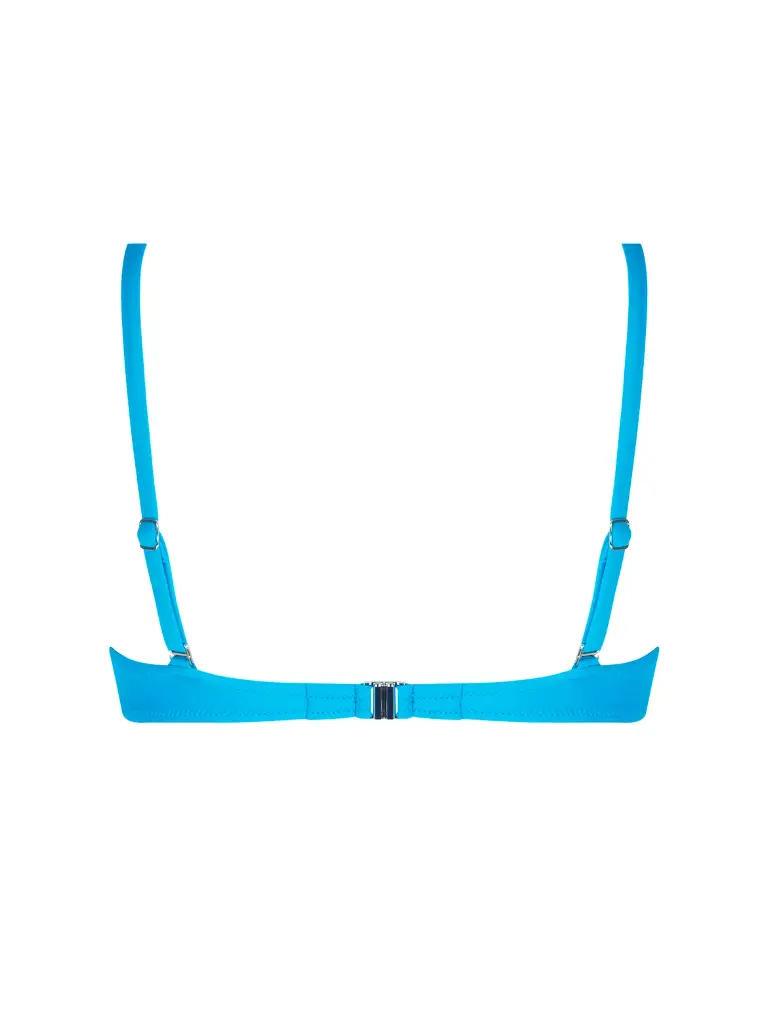 Haut de Bikini sans armatures avec coques ANTIGEL "La Chiquissima" FBB6614 - Bleu Azure 5319