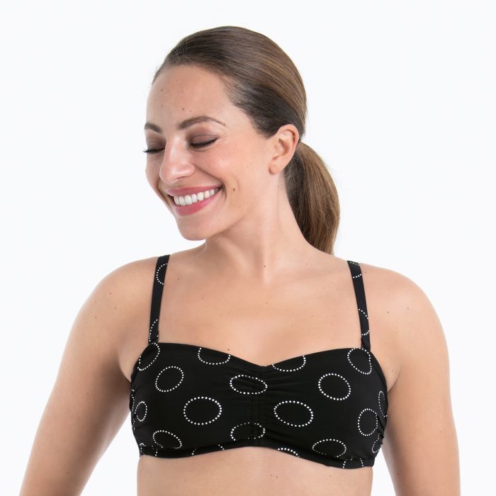 Haut de bikini pour protehèse ANITA CARE "Style Toliara" M6 6529-1 - Noir 001