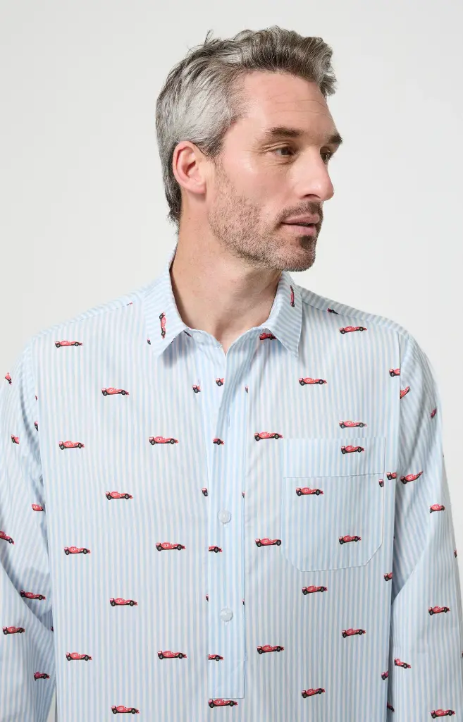 Chemise de nuit ARTHUR "Grand-Père" CGP - Bleu FORME26