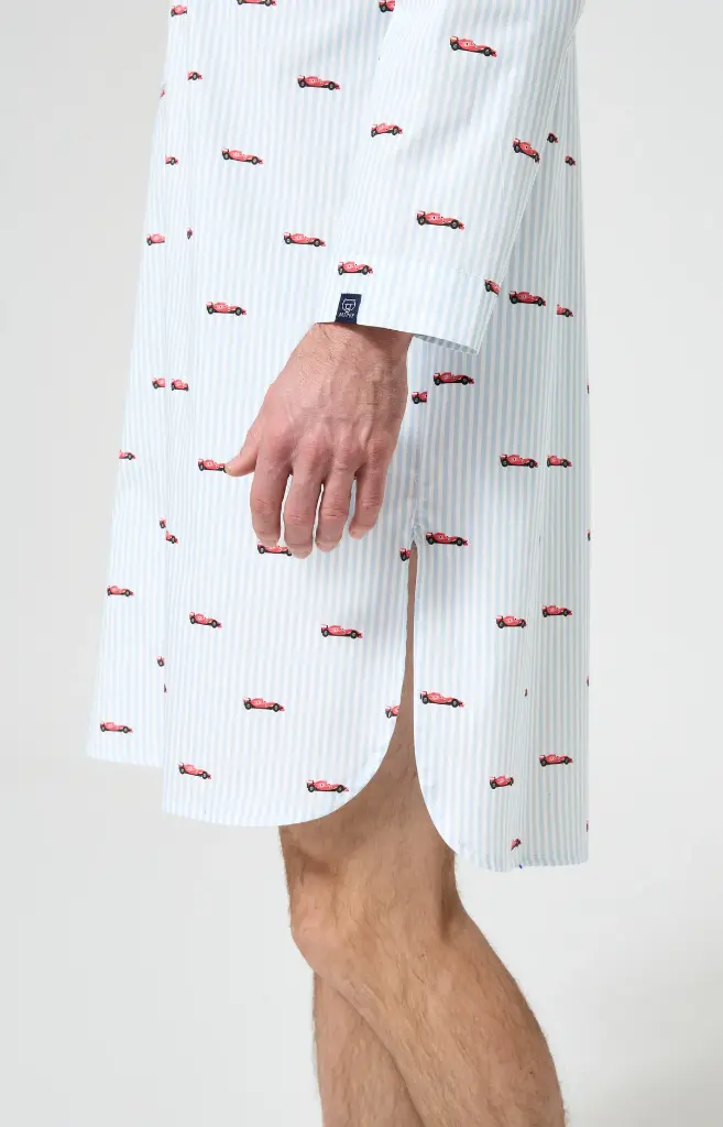 Chemise de nuit ARTHUR "Grand-Père" CGP - Bleu FORME26