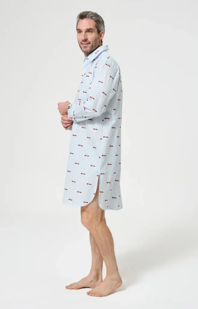 Chemise de nuit ARTHUR "Grand-Père" CGP - Bleu FORME26