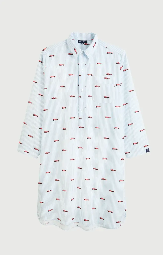 Chemise de nuit ARTHUR "Grand-Père" CGP - Bleu FORME26