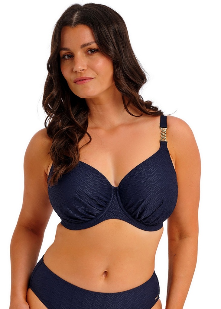 Haut de Bikini armaturé plissé FANTASIE "Azores" FS506601 - Midnight MIH