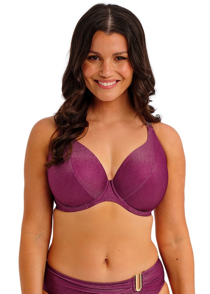 Haut de Bikini armaturé plunge FANTASIE "Paros Coast" FS506102 - Berry Shimmer BER