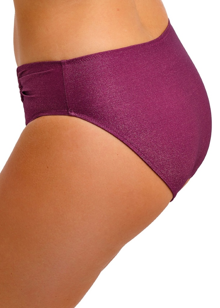 Bas de Bikini culotte taille haute FANTASIE "Paros Coast" FS506187 - Berry Shimmer BER
