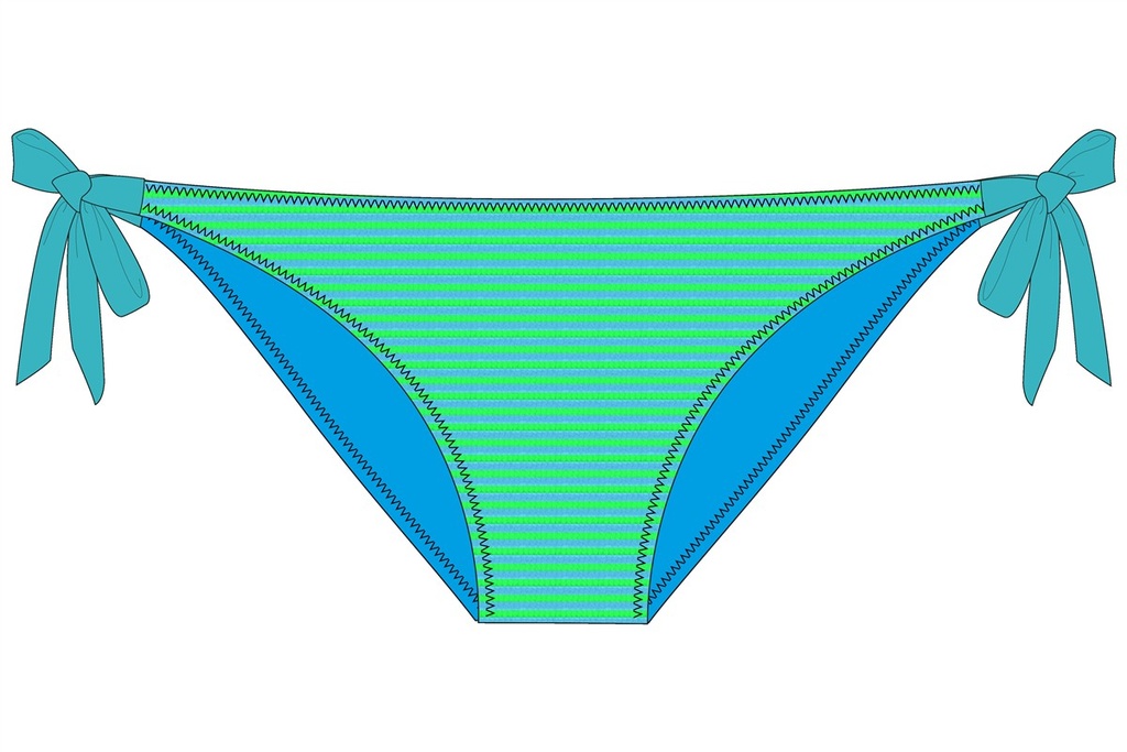 Bas de Bikini BANANA MOON "Caoca Beachbop" - Turquoise MUJ14