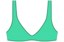 Haut de Bikini brassière BANANA MOON "Pulco Beachbop" - Turquoise MUJ14