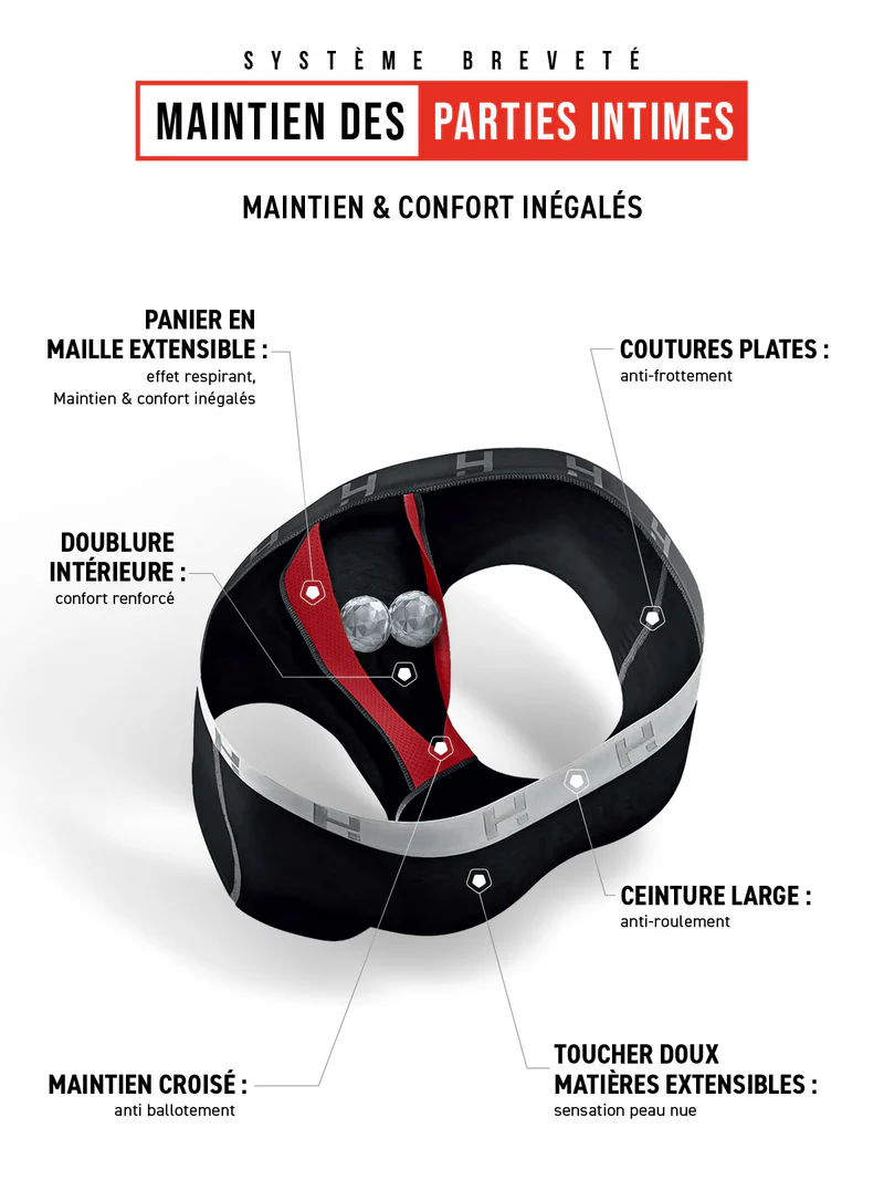 Boxer homme modal avec maintien intérieur LOIC HENRY "Graphic" KBC301Z - Funny Cactus