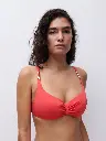Haut de Bikini armaturé CHANTELLE "Icon" C16VM0 - Corail Vif C81
