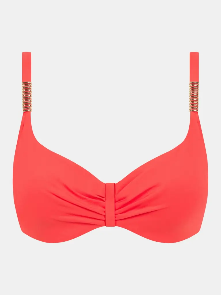 Haut de Bikini armaturé CHANTELLE "Icon" C16VM0 - Corail Vif C81