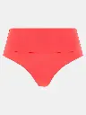 Bas de Bikini culotte taille haute rabatable CHANTELLE "Icon" C16VC5 - Corail Vif C81