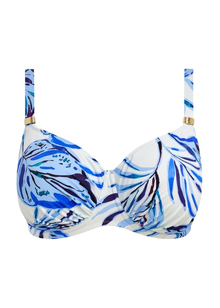 Haut de Bikini armaturé plissé FANTASIE "Kefalonia" FS506701 - Tranquil Blue TAB