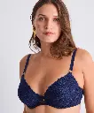 Soutien-gorge coque plongeante AUBADE "Iconic Calypso" 6FN08 - Deep Blue DEBL
