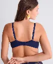 Soutien-gorge coque plongeante AUBADE "Iconic Calypso" 6FN08 - Deep Blue DEBL