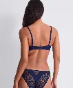 Soutien-gorge armature triangle plongeant AUBADE                     "Iconic Calypso" 6FN12 - Deep Blue DEBL