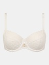 Soutien-gorge armaturé enveloppant CHANTELLE "Sublime" C19WMU - Milk 0LW