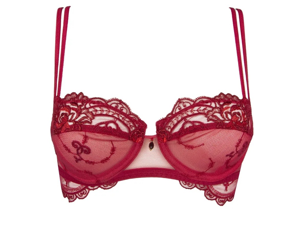 Soutien-gorge corbeille LISE CHARMEL "Tellement Glamour" ACH3004 - Rubis 2453