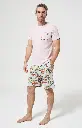 Pyjama short homme 100% coton bio ARTHUR "Van" PAU - Multicolore VANNE26