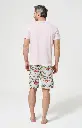 Pyjama short homme 100% coton bio ARTHUR "Van" PAU - Multicolore VANNE26