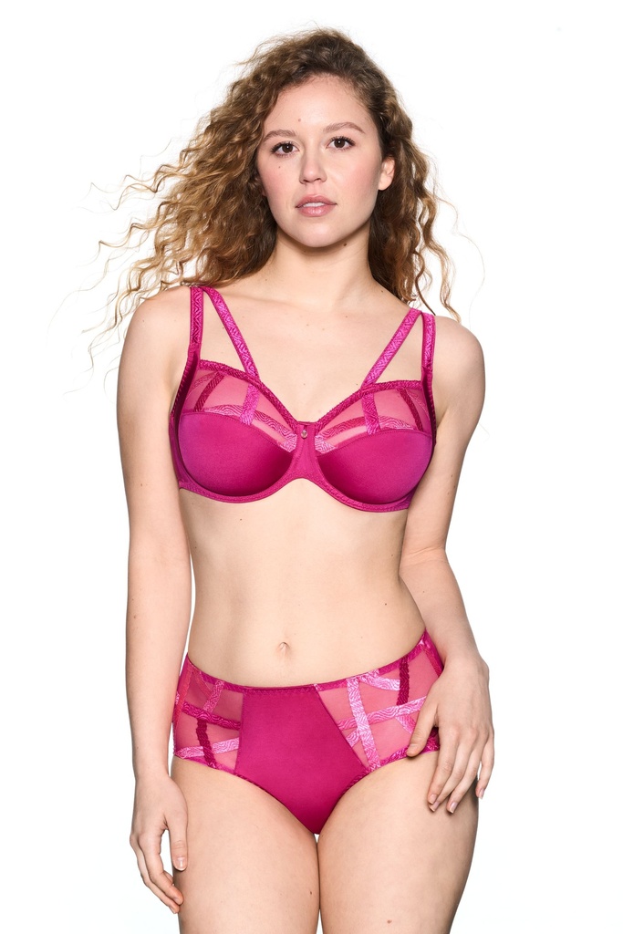 Culotte taille haute LOUISA BRACQ "Série" 471-50 - Fuschia 471