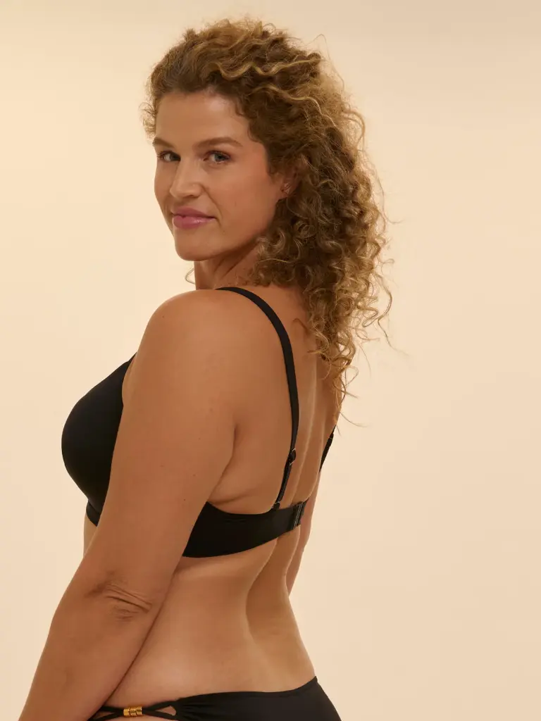 Haut de Bikini triangle armaturé SIMONE PERELE "Perle" 1EMB42 -  Noir 015