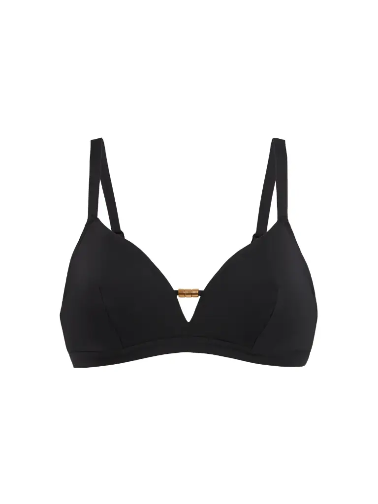 Haut de Bikini triangle armaturé SIMONE PERELE "Perle" 1EMB42 -  Noir 015