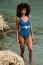 Maillot SUNFLAIR 22034 - Bleu Nuit/Bleu Clair 3022