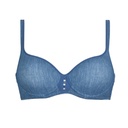 Soutien-gorge à coques DACAPO "Collage" 355802 - Jeans