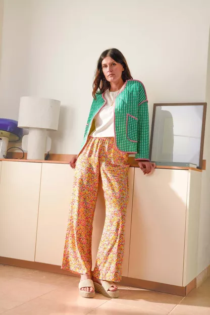 Pantalon Fluide WE ARE JOLIES "Confettis Campagne"