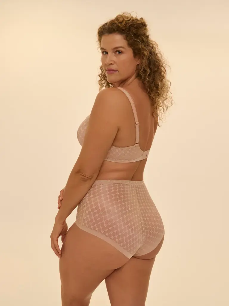 Culotte taille haute gainette SIMONE PERELE "Plume" 1G4610 - Peau Rosée 739 